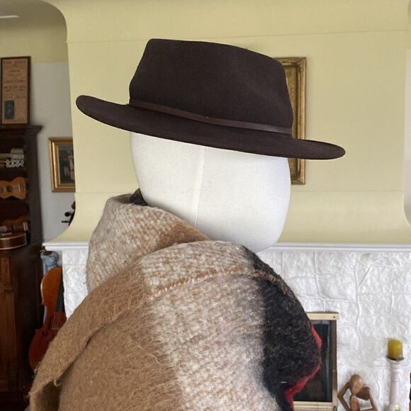 Yellow 108 Limited Edition Dylan Fedora 100% Wool Made in USA Small - Picture 6 of 16